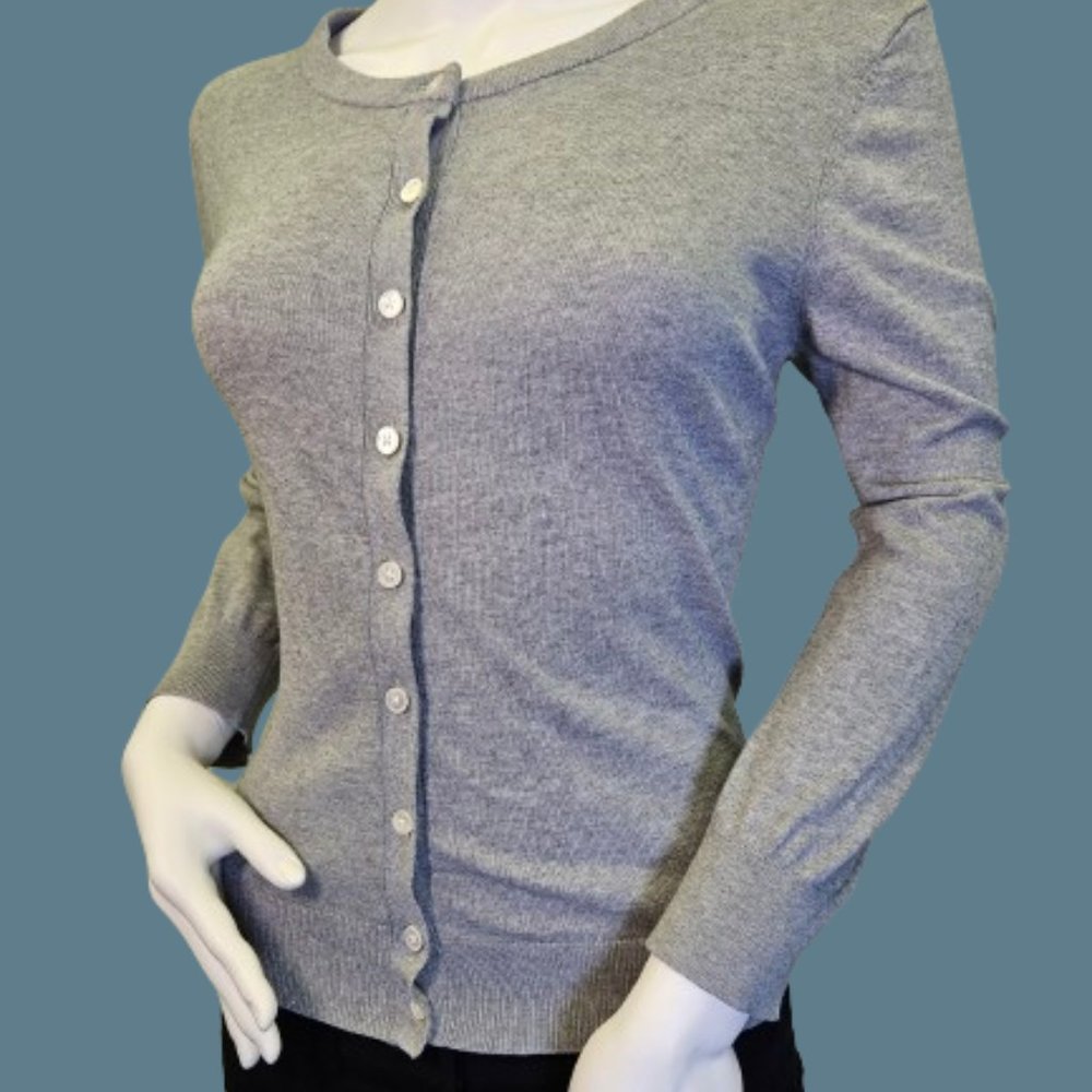 Gray Banana Republic L Button Up Shirt